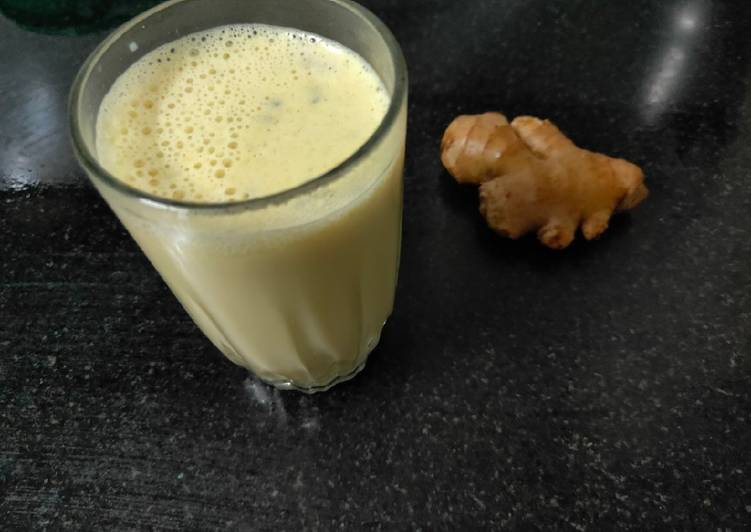 Step-by-Step Guide to Make Speedy Ginger turmeric milk