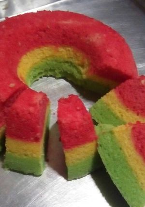 Foto resep Rainbow cake