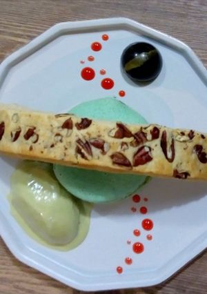 Una foto de Postre Jardín Zen