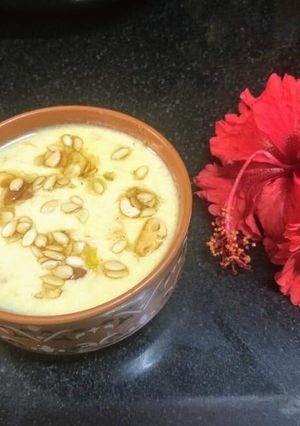 A picture of Cabbage seeds kheer.