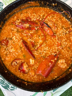 Una foto de Arroz caldoso con bogavante