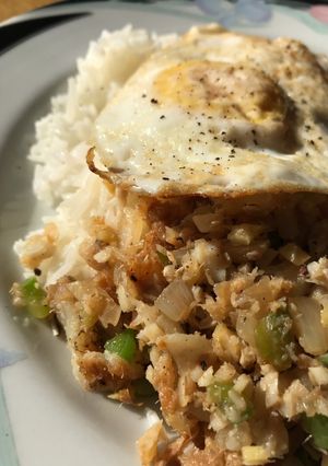 A picture of Mom’s Fish Sisig.
