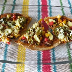 A picture of Thin Crust Whole Wheat Pizza.