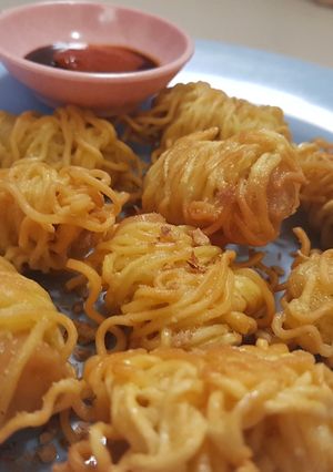 Foto resep Mie gulung isi sosis