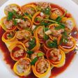 Bí ngòi cuộn thịt sauce nước tương