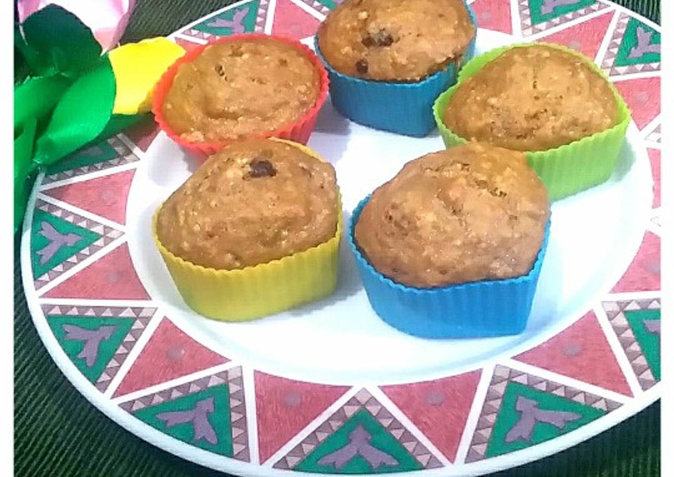 Banana choco muffin