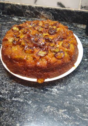 Una foto de TORTA INVERTIDA DE BANANA 🍌