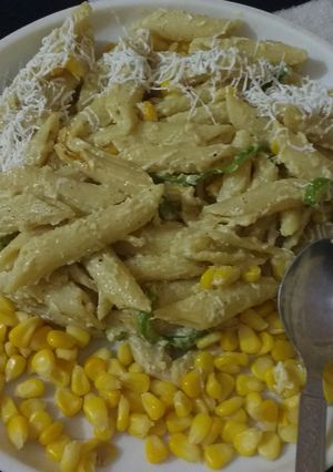चीज़ क्रीमी पास्ता रेसिपी मुख्य फोटो