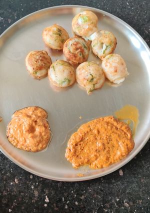 A picture of கார பணியாரம் - எளிதான முறை- அவசர சமையல்.