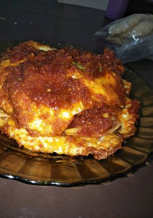 Foto resep Telor ceplok balado #PR_recookmasakanawalanT