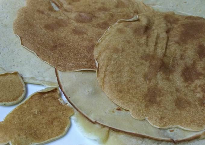 Tortitas para el desayuno sin huevo Receta de Miguel Ferrer Alberich-  Cookpad