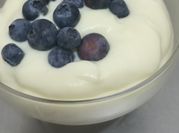 Una foto de postres de papaya