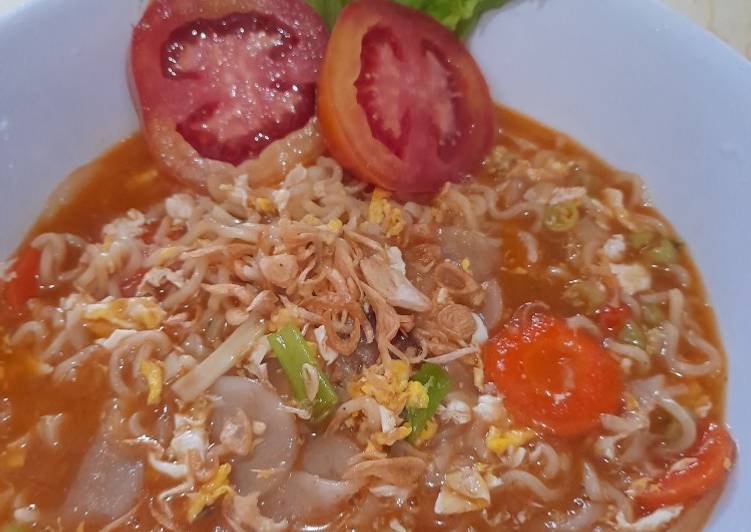 Resep IndoMie Nyemek Bumbu Seblak Anti Gagal