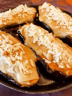 Una foto de Berenjenas rellenas