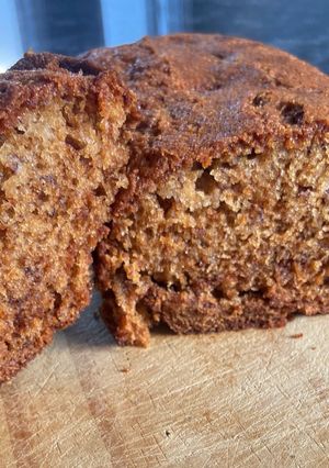 Una foto de Budín de Banana