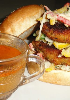A picture of Vegetarian Burger - under 30 min.