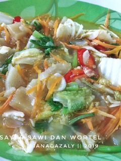 Foto resep Tumis Sayur Sawi dan Wortel