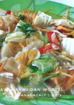Foto resep Tumis Sayur Sawi dan Wortel