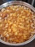 Ensalada de frutas navideña