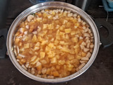 Ensalada de frutas navideña