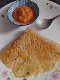 #Nov#W1#Crispy Dosa & spicy garlic, tomato chutney