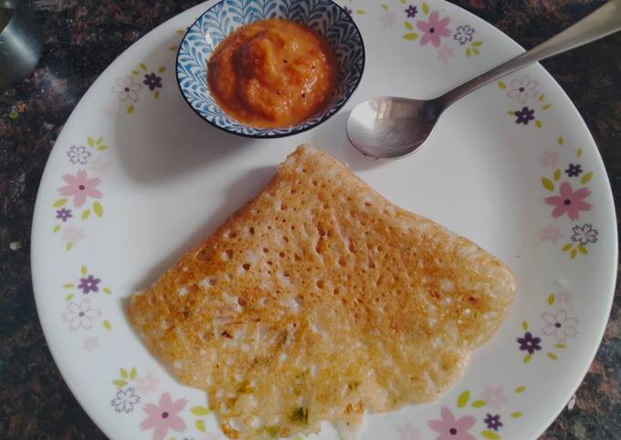 Nov W1 Crispy Dosa Spicy Garlic Tomato Chutney Recipe By Kalpana   Novw1crispy Dosa Spicy Garlic Tomato Chutney Recipe Main Photo 