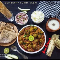 A picture of Gumberry Curry Sabji / Gunda Ki Gravyvali Sabji.