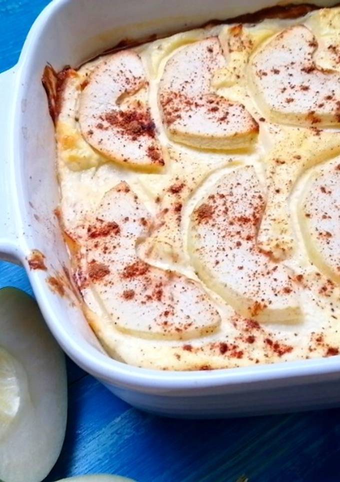 ПП запеканка с яблоками