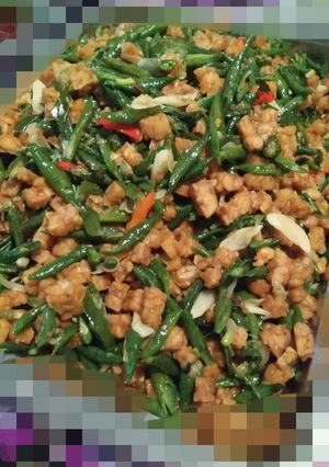 Foto resep Tumis kacang tempe#saturesepsatupohon