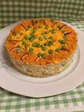 Torta fredda alle verdure di ravanello