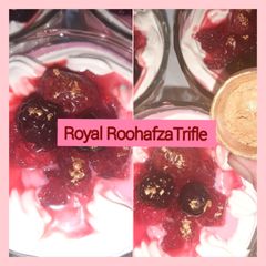 A picture of Royal Roohafza Trifle😊.