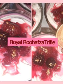 A picture of Royal Roohafza Trifle😊.