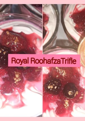 A picture of Royal Roohafza Trifle😊.