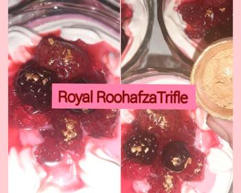 Ultimate Making Recipe Royal Roohafza Trifle Delicious