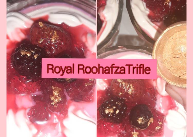 Easiest Way to Make Yummy Royal Roohafza Trifleš Easiest Way to Make Yummy Royal Roohafza Trifleš