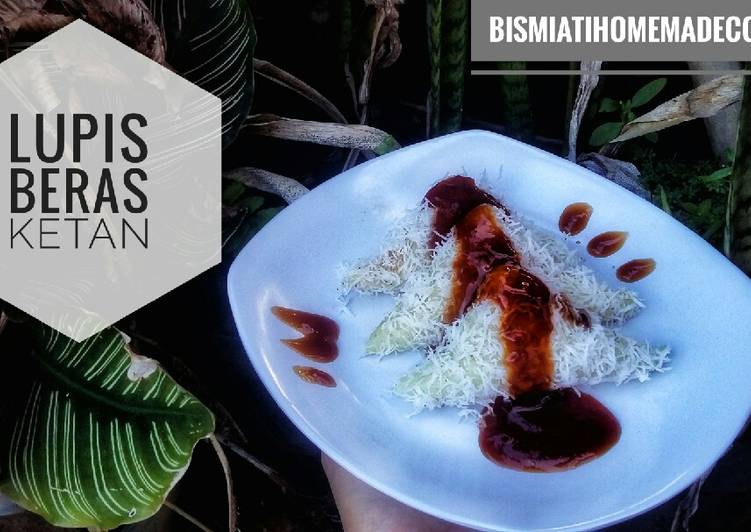 resep cara buat Lupis beras ketan �?�