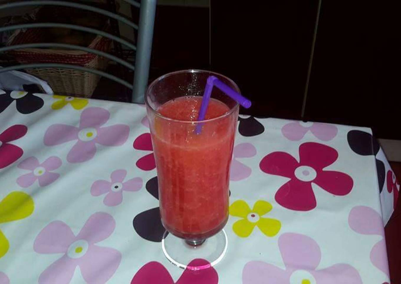 Granizado de sandía con thermomix