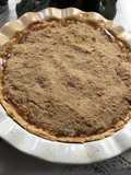 Pastel "crumble" de manzana