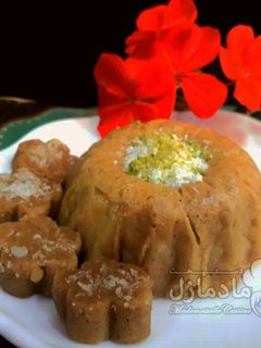 عکسی از دستور حلوای قند زنجبیلی
