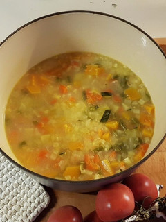 Una foto de Sopa verduras (aprovecho restos)