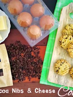 Foto resep Cocoa Nibs & Cheese Cookies -Keto #ketopad_cp_anekakuekering