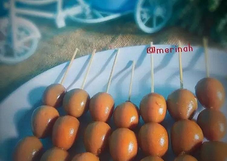 Sate pindang telur puyuh
