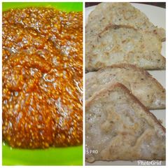 A picture of Karah Prasad with Suji Toast.
