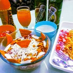 A picture of Maxican burrito bowl.