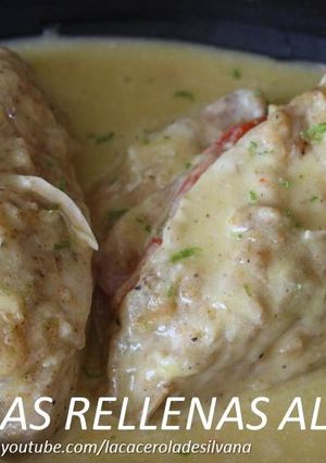 Una foto de Pechugas rellenas la limón