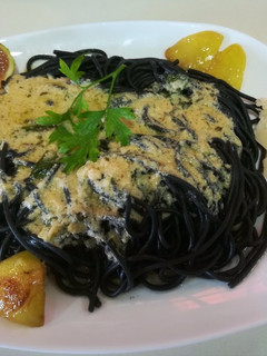 Una foto de Spaghetti al limón y queso