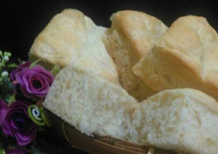 Roti ekonomis (no telur no margarin)