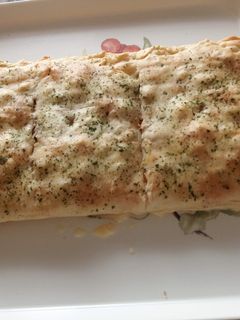 Una foto de Empanadas de jamón york con bacón, dátiles y queso (Tú eliges la masa)