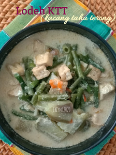 Foto resep 77. Lodeh KTT (Kacang Tahu Terong)
