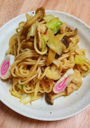 什錦珈理炒麵 的食譜成品照片
